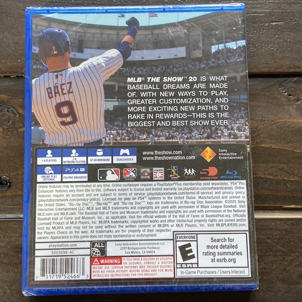 PS4 PlayStation The Show 20 NIP NEW baseball video game
